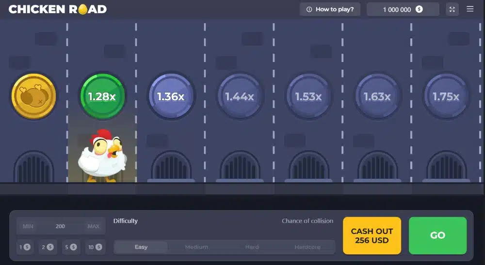 كيفية لعب لعبة Chicken Cross كيفية لعب لعبة Chicken Cross